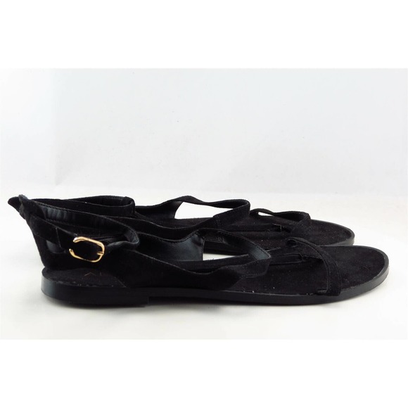 Aldo Strappy Black Synthetic Women Sandal Shoes Sz 7.5‎ M - Picture 3 of 6